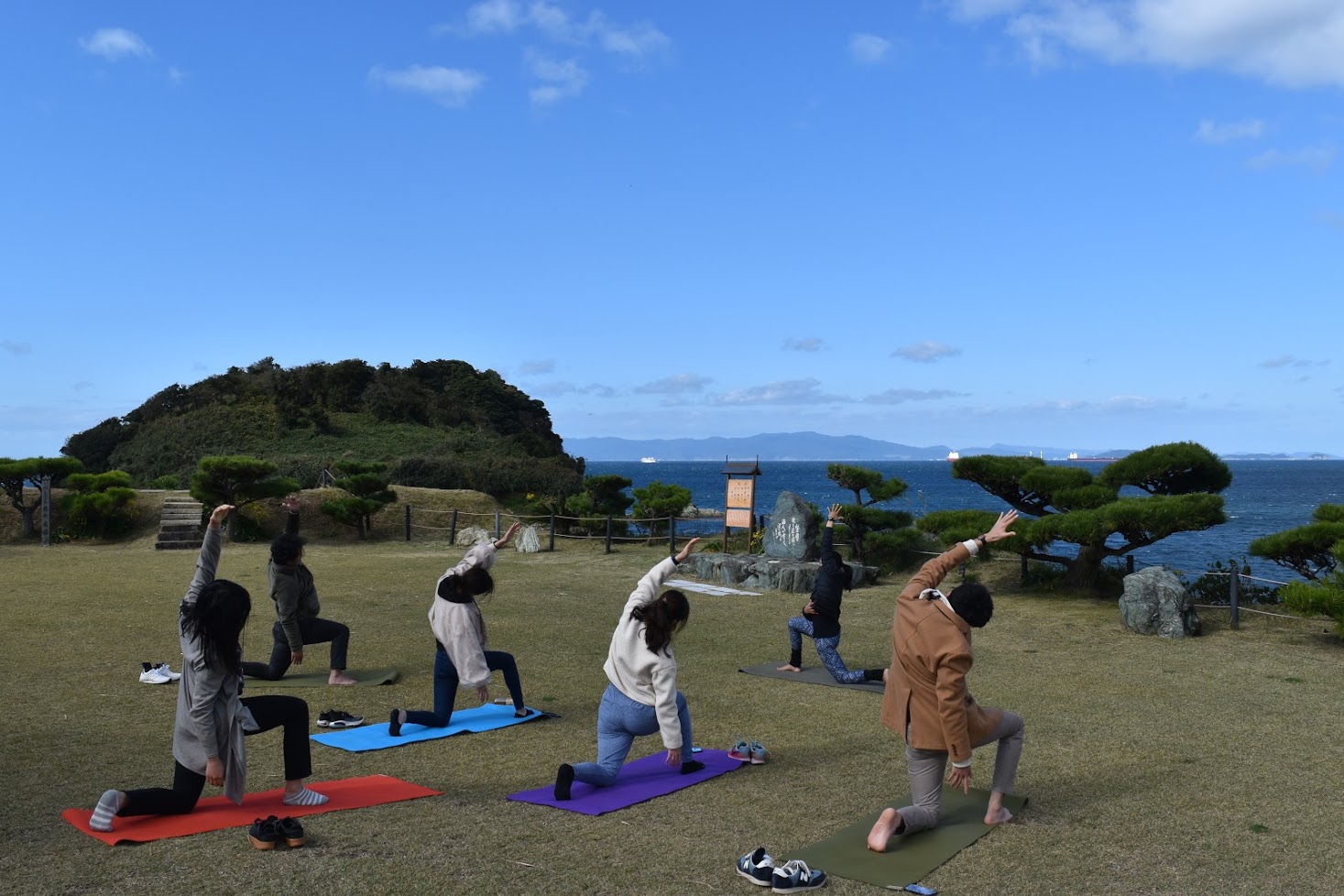 【わかやまあそび。】番所庭園でヨガ体験